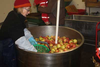 Pressing av epler